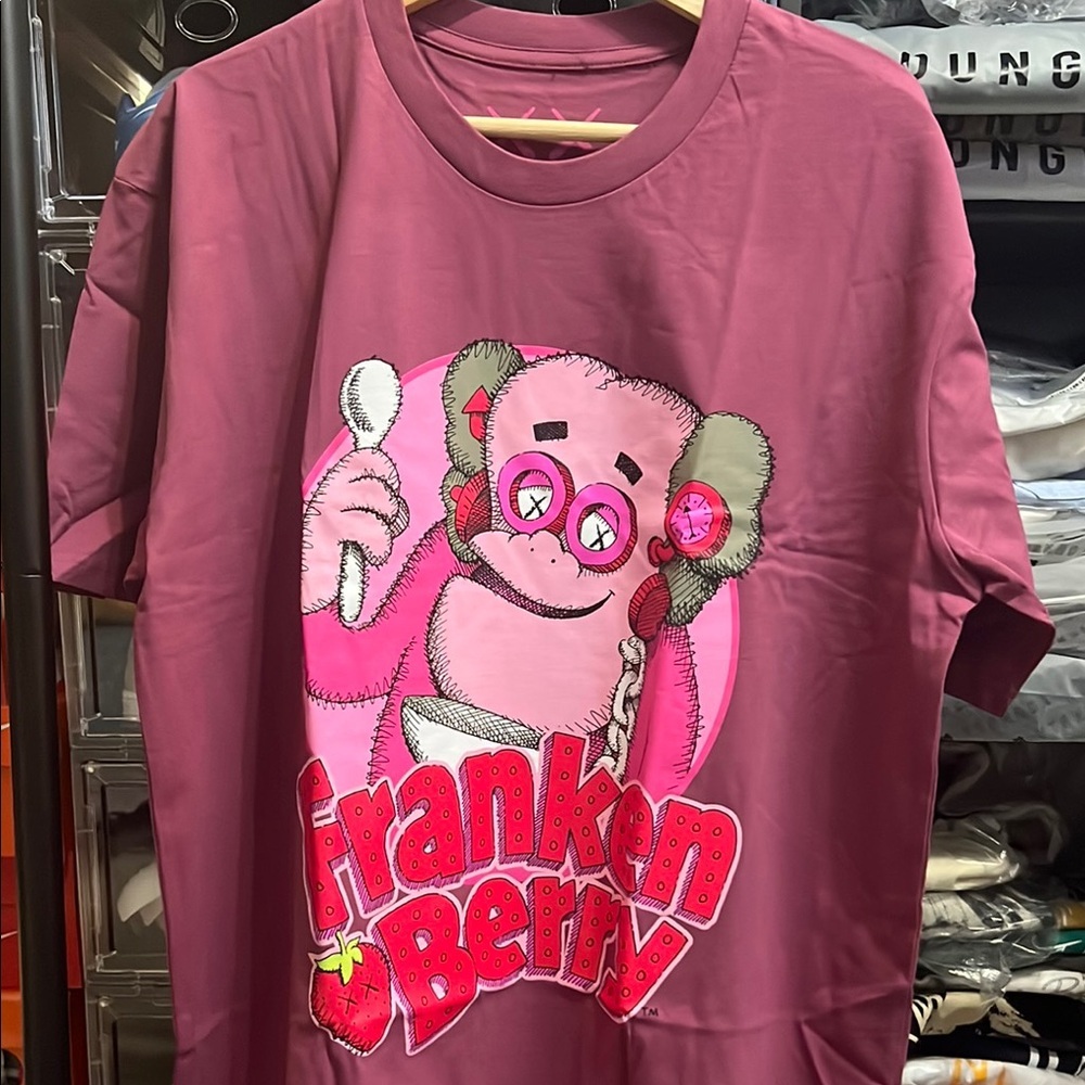 KAWS Pink Short Sleeve Tee